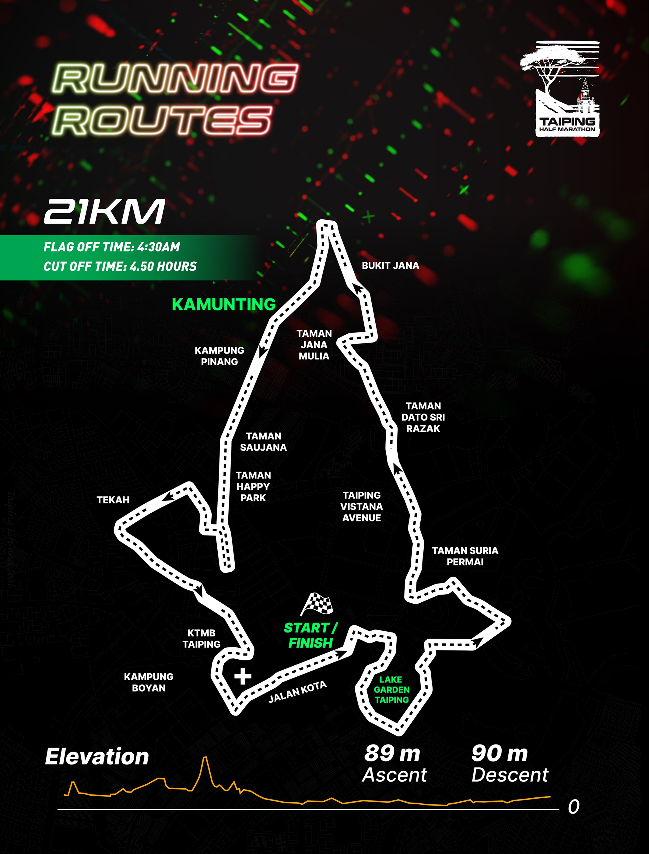 Taiping Half Marathon 2026 Flag Off